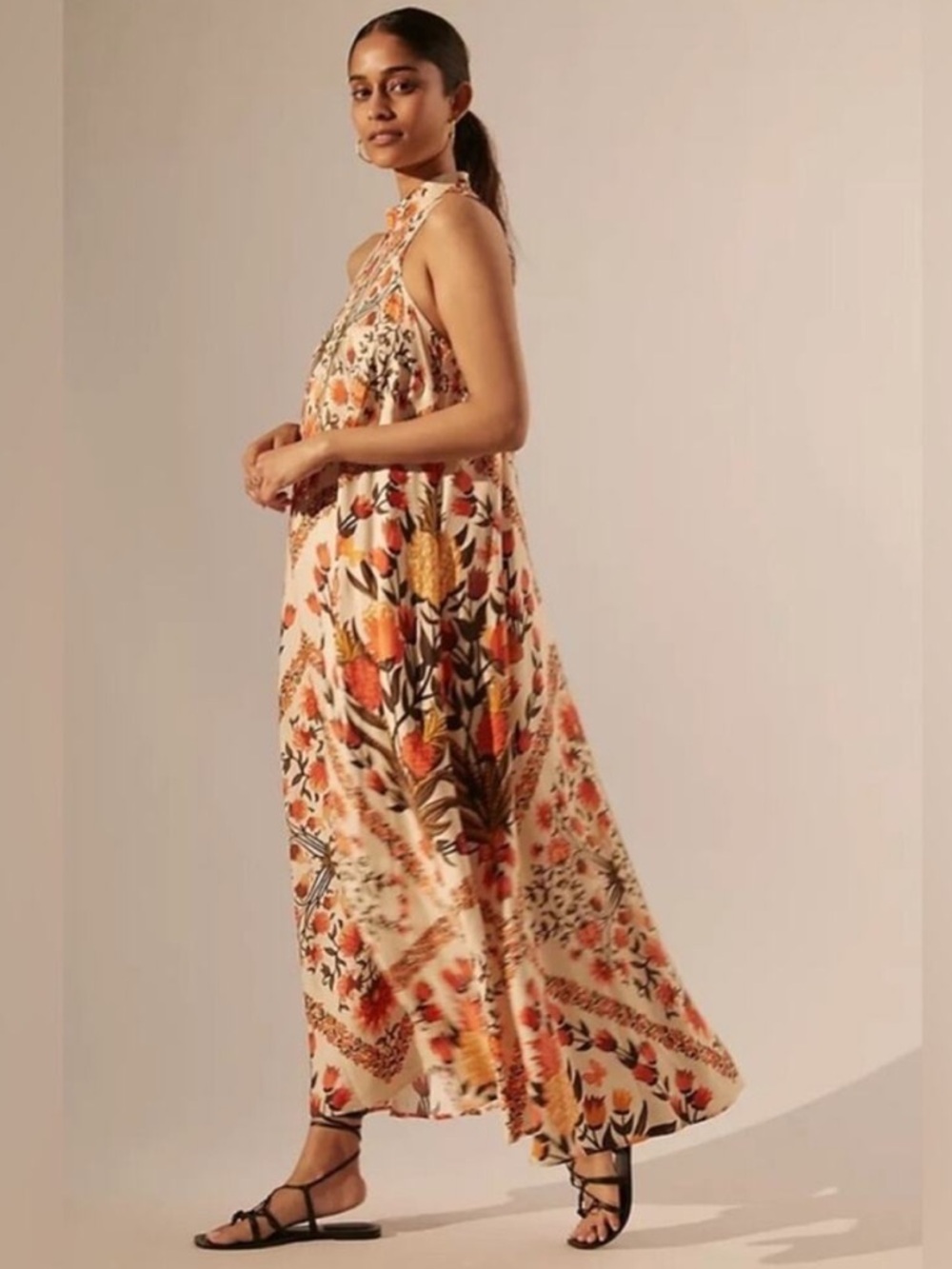 Farm Rio Halter Maxi Dress